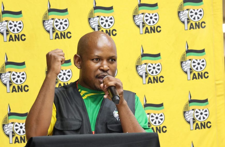 ANC YOUTH LEAGUE IN PETER MOKABA SUPPORTS TONNY RACHOENE FOR TOP POSITION IN THE UPCOMING CONFERENCE