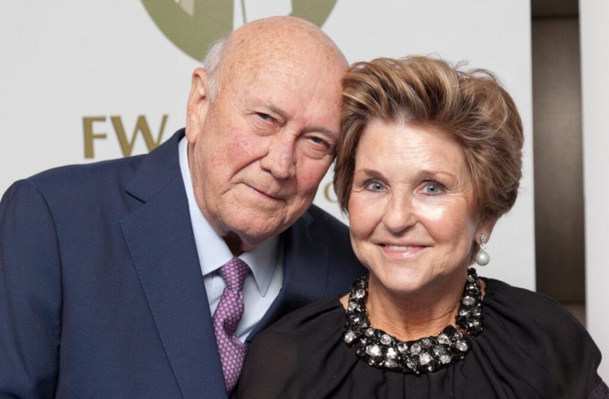 DE KLERK’S WIFE REVEALS SECRETS ABOUT ANC TOP LEADERS
